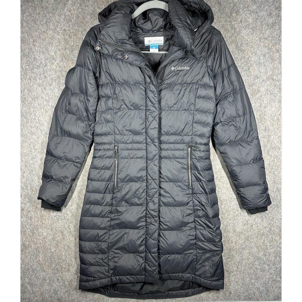 Columbia Hexbreaker Elite‎ II Down Jacket Omni Heat Womens XS Black